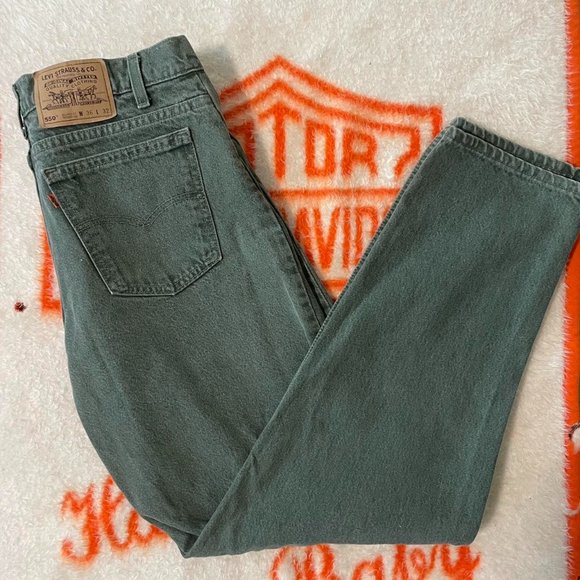 Green USA made 550 orange tab Levi’s